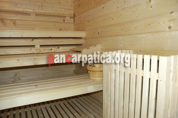 Imagine cu sauna Hotelului Sofia din Sucevita un mod de a te relaxa dar si cu efect terapeutic
