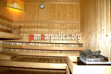 Imagine cu sauna pensiunii Vila Maria din Simon cu efect de vindecare a tuturor bolilor si de intarire a sistemului imunitar