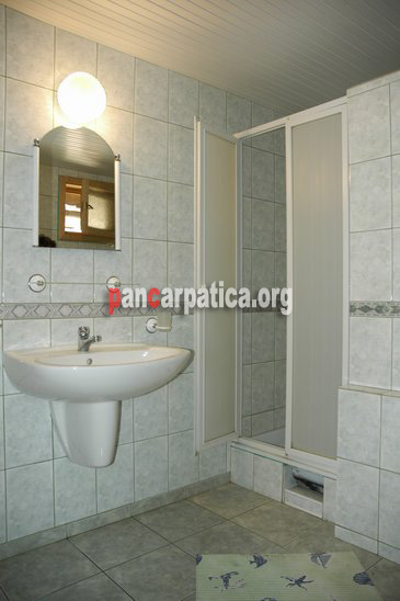Imagine baie cu dus in pensiunea Casa Aurora din Vama