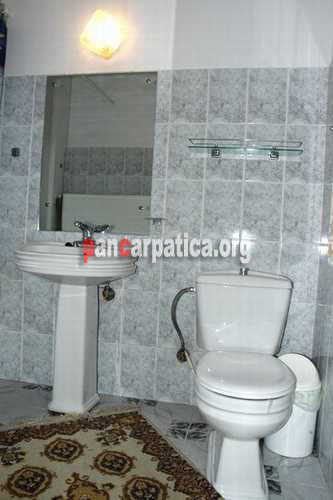 Imagine interior baie in pensiunea Cristal din Sucevita